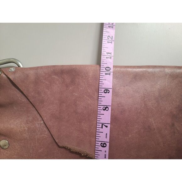 Handmade Rustic Leather Artisan Boho Crossbody Messenger Bag Satchel Hippie Punk - Picture 7 of 8